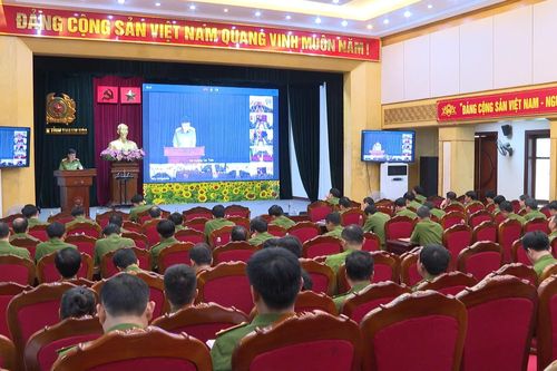 Công an tỉnh Thanh Hóa giao ban trực tuyến Cơ quan CSĐT hai cấp