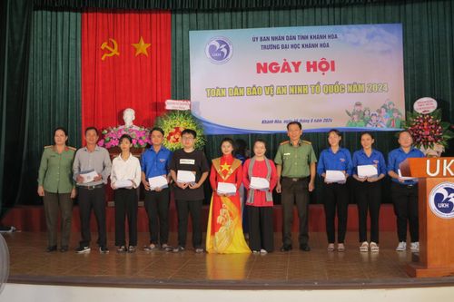 Trường Đại học Khánh Hòa tổ chức Ngày hội Toàn dân bảo vệ an ninh Tổ quốc năm 2024