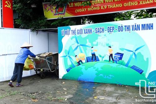 Phú Lương: Xây dựng 4 điểm tập kết rác văn minh