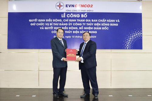 Ông Nguyễn Thành Trung làm Giám đốc Công ty Thủy điện Sông Bung