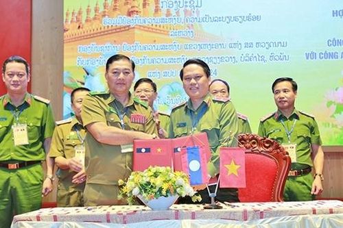 Tăng cường hợp tác bảo đảm ANTT giữa Công an tỉnh Nghệ An với Công an 3 tỉnh nước bạn Lào