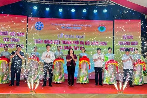 Tuần hàng Việt Thành phố Hà Nội năm 2024 thu hút hơn 90 gian hàng