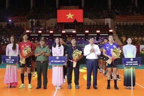 Bế mạc giải bóng chuyền Công an TPHCM mở rộng lần thứ Nhất năm 2024