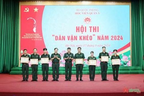 Học viện Quân y tổ chức Hội thi 'Dân vận khéo' năm 2024