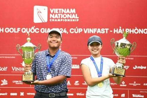Nguyễn Đức Sơn và Lê Chúc An vô địch giải golf quốc gia 2024