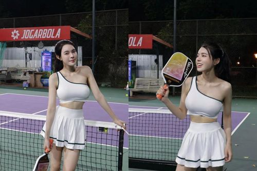 Hot girl phòng gym Nam Định cuối cùng cũng đu trend tại sân pickleball
