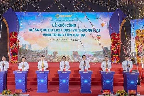Khởi công Dự án Khu du lịch, dịch vụ thương mại Vịnh trung tâm Cát Bà