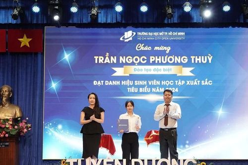Trường Đại học Mở TPHCM tuyên dương 388 sinh viên giỏi, rèn luyện tốt