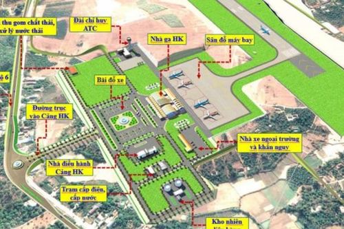 Năm 2025, dự kiến hoàn thành quy hoạch cảng hàng không Nà Sản