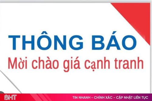Mời chào giá cạnh tranh gói thầu khắc phục tổn thất lò đốt rác thải sinh hoạt