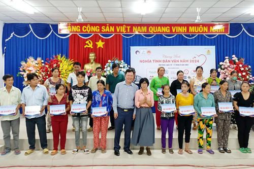 Tổ chức Chương trình 'Nghĩa tình Dân vận' năm 2024 ở xã An Nông