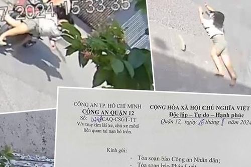 Truy tìm người điều khiển xe máy tông văng bé gái rồi bỏ trốn