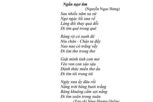 Đề thi Olympic Ngữ văn: Bàn về cách thức 'đi tìm thơ trong thơ'