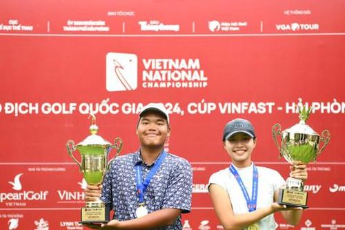 Nguyễn Đức Sơn, Lê Chúc An đăng quang Giải vô địch golf quốc gia 2024
