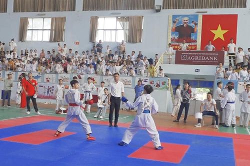 Hơn 300 VĐV tranh tài Giải vô địch cúp các CLB karate Ba Vì năm 2024
