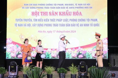Nhiều hoạt động sôi nổi trong Ngày hội Toàn dân bảo vệ an ninh Tổ quốc ở phường Hòa An