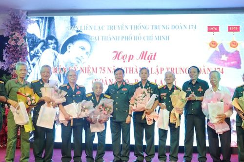 Ban liên lạc Cựu chiến binh Trung đoàn 174 họp mặt ngày truyền thống