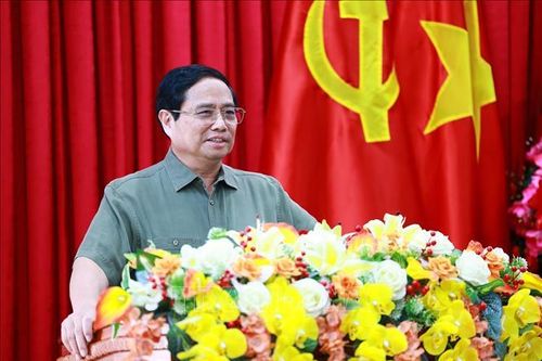Thủ tướng Phạm Minh Chính: Đắk Lắk cần tạo xung lực mới phát triển nhanh, xanh, hài hòa và bền vững