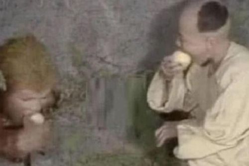 Ngỡ ngàng trước thân phận thật của cậu bé bí ẩn đem đào cho Tôn Ngộ Không khi bị giam ở Ngũ Hành Sơn