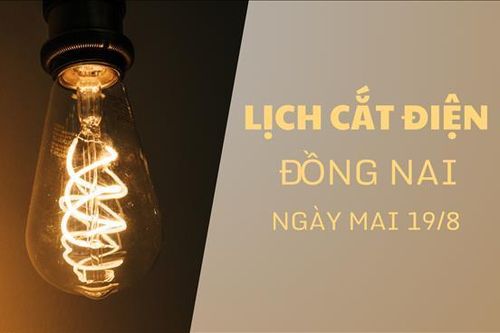 Lịch cắt điện Đồng Nai ngày mai 19/8 cập nhật mới nhất