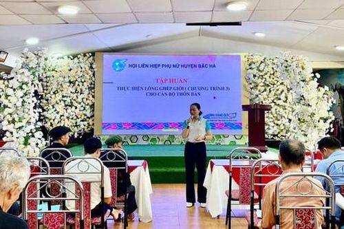 Hội LHPN huyện Bắc Hà đẩy mạnh công tác tuyên truyền lồng ghép giới