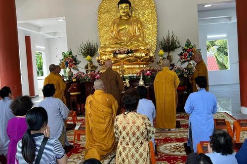 Trà Vinh: Chùa Long Bửu tổ chức an vị kim thân tôn tượng Đức Bổn Sư Thích Ca Mâu Ni