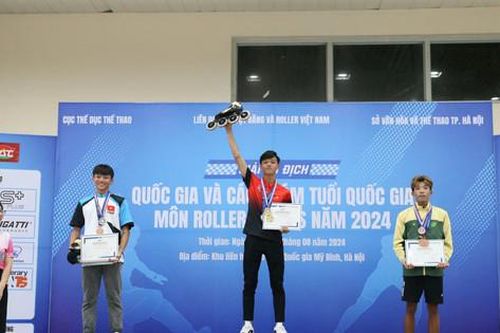 TP Hồ Chí Minh nhất toàn đoàn giải Vô địch quốc gia và các nhóm tuổi môn roller sports 2024