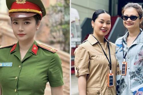 Kiều Anh hé lộ tạo hình công an, phản ứng của 'ông xã' kém tuổi thế nào?