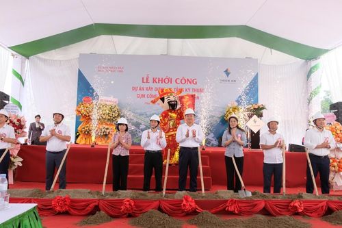 Huyện Phúc Thọ khởi công cụm công nghiệp thứ 5 tại xã Long Xuyên