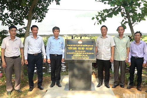Xây dựng 'Vườn xanh-Nhà đẹp-Ngõ đẹp' tại vùng căn cứ địa cách mạng Linh Cang