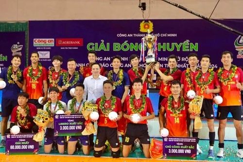 Đội Công an TPHCM quyết tâm thăng hạng dự giải bóng chuyền quốc gia 2025