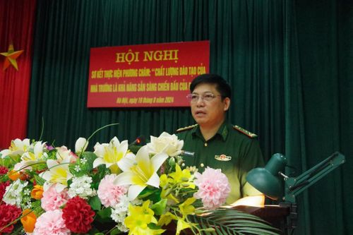 Sơ kết thực hiện phương châm 'Chất lượng đào tạo của nhà trường là khả năng sẵn sàng chiến đấu của đơn vị'