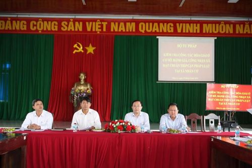 Đắk Nông: Đánh giá, công nhận xã đạt chuẩn tiếp cận pháp luật phải bảo đảm thực chất, tránh hình thức