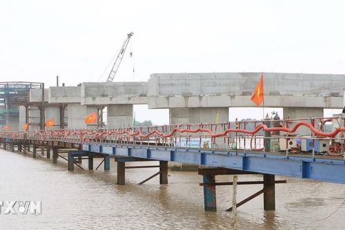 Sóc Trăng: Cầu Đại Ngãi 2 vượt tiến độ, sẽ hoàn thành trong năm 2025