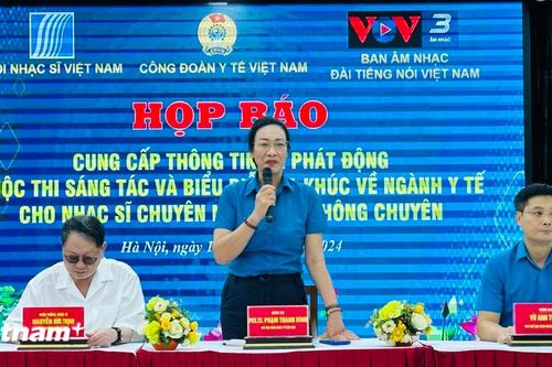 Phát động cuộc thi sáng tác ca khúc tôn vinh cán bộ ngành y tế