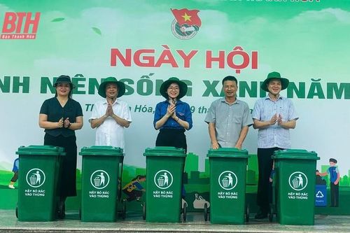 Sôi nổi các hoạt động tại Ngày hội thanh niên sống xanh năm 2024