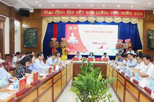 Hội thảo khoa học 'Chợ Mới với công tác xây dựng, chỉnh đốn Đảng và hệ thống chính trị'