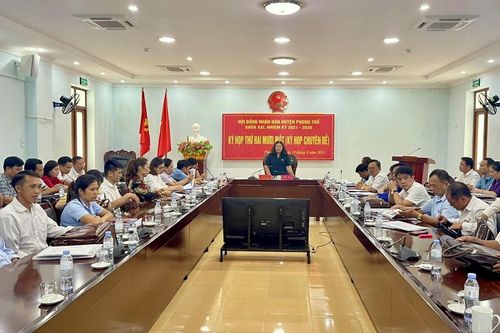 Kỳ họp thứ 21 (Kỳ họp chuyên đề) HĐND huyện Phong Thổ khóa XXI, nhiệm kỳ 2021 – 2026