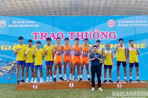 Vận động viên Lạng Sơn phá kỷ lục tại Giải vô địch điền kinh trẻ quốc gia năm 2024