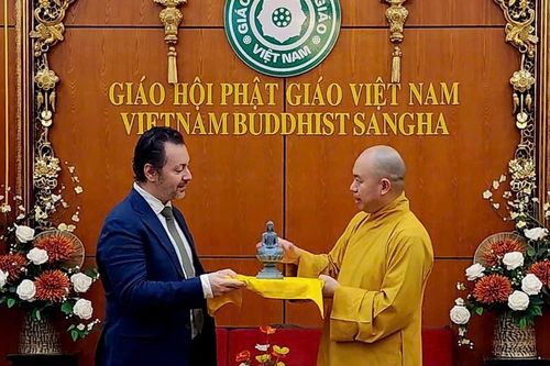 Hà Nội: Phái đoàn tân Đại sứ Pakistan đến thăm Giáo hội Phật giáo Việt Nam