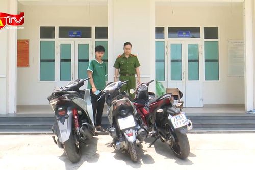 Thanh niên thua 'tiền ảo', phá khóa tiệm cầm đồ trộm nhiều xe máy