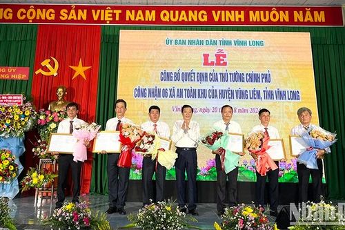 Vĩnh Long có 17 xã được Thủ tướng Chính phủ công nhận an toàn khu