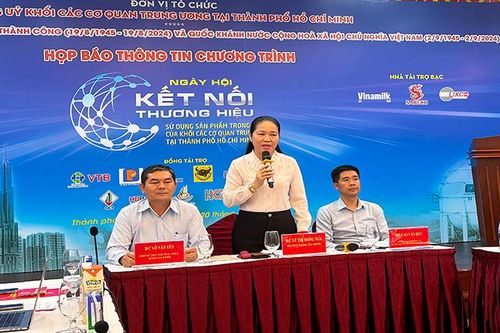 Ngày hội kết nối thương hiệu, sử dụng sản phẩm trong ngành của các cơ quan Trung ương tại Thành phố Hồ Chí Minh năm 2024