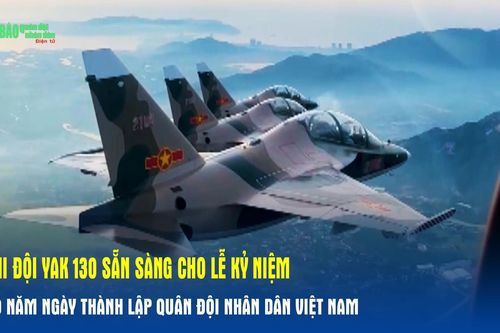 Phi đội Yak 130 sẵn sàng cho Lễ kỷ niệm 80 năm Ngày thành lập Quân đội nhân dân Việt Nam