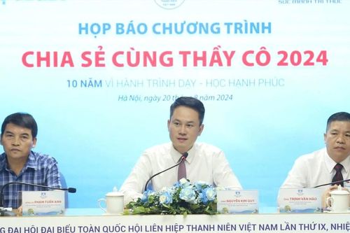 Mở rộng đối tượng được tuyên dương trong chương trình 'Chia sẻ cùng thầy cô'