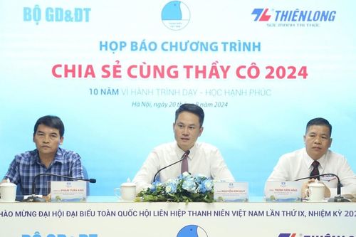 60 cá nhân sẽ được chọn tuyên dương tại chương trình 'Chia sẻ cùng thầy cô' 2024