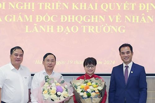 Hiệu trưởng xin thôi giữ chức, Trường ĐH Luật - ĐHQG Hà Nội có lãnh đạo mới