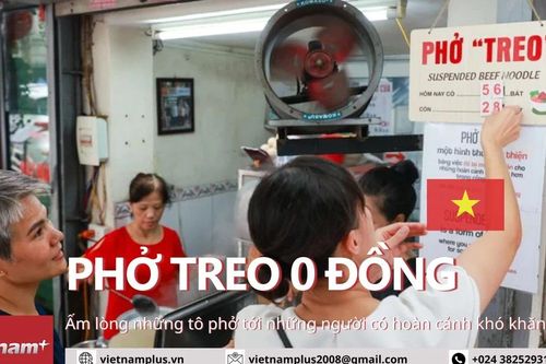 Ấm lòng những bát 'phở treo 0 đồng' tới những hoàn cảnh khó khăn