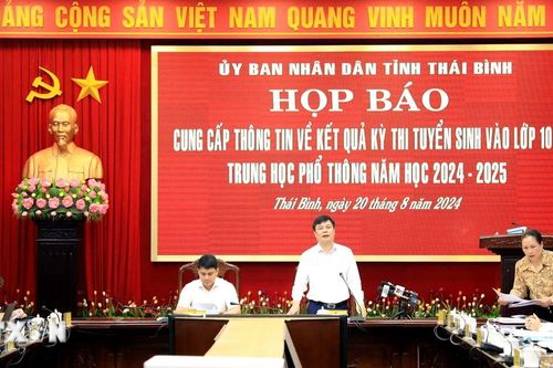 Thái Bình công bố điểm chuẩn Kỳ thi vào lớp 10 sau thanh tra