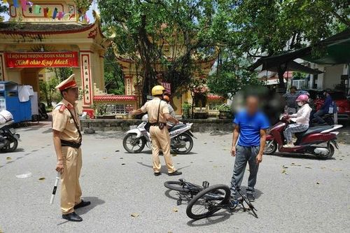 Hải Phòng: Khởi tố đối tượng đi xe đạp không chấp hành kiểm tra nồng độ cồn